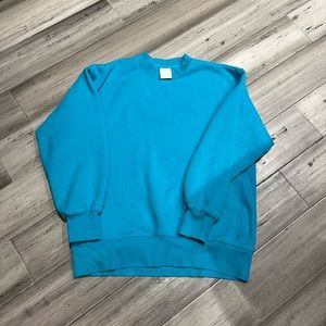 ARITZIA/TNA COZY FLEECE BOYFRIEND CREW NECK